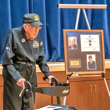 Tomah VA inducts 107-year old Veteran into its Hall of Heroes