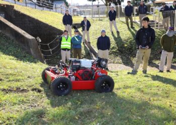 Camp Zama tests remote-controlled lawnmower for safer, efficient landscaping