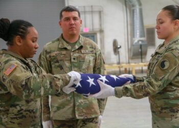 National Guard Soldiers Prepare for Funeral Honors Duty