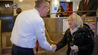 VA Secretary Doug Collins Welcomes Employees Back to In-Person Work