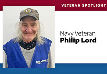 Formerly homeless Navy Veteran dedicates his time to serving others