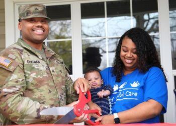 Fort Meade Welcomes New Family Child Care Home with Ribbon-Cutting Ceremony