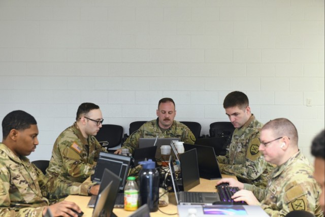 U.S. Army Soldiers from 172nd Cyber Protection Team Complete First Cyber Certification Test in Michigan