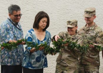 Hawaii Celebrates Blessing of New Water Tank at Schofield Barracks