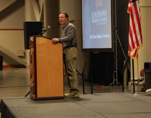 La. Guard’s ‘Tiger Brigade’ holds deployment ceremony ahead of overseas mission