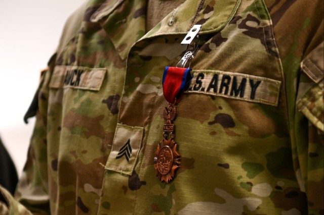 Sgt. Anthony Amick Awarded the Medal of Valor