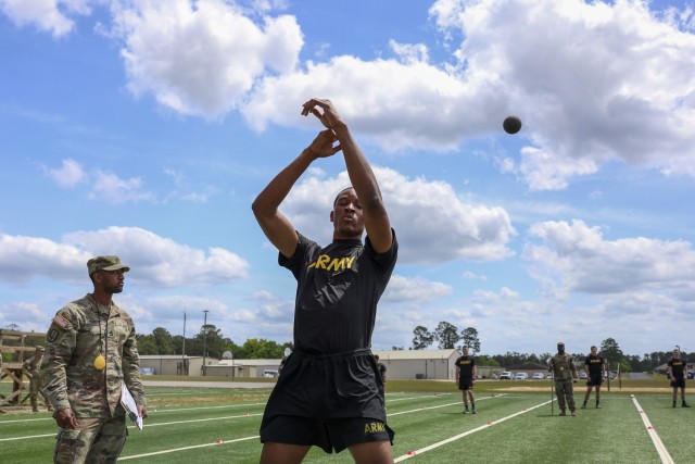 Twenty Army National Guardsmen from eight states, Puerto Rico and the U.S. Virgin Islands took part in the Army Combat Fitness Test (ACFT) during the Region III phase of the Best Warrior Competition (BWC), held April 21, 2025, at the South...