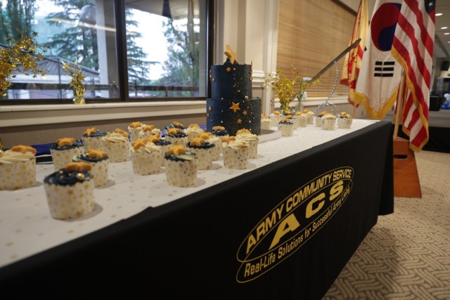 USAG Daegu celebrates volunteers with an event at the Camp Walker Evergreen Club.