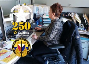 LRC Wiesbaden LN fluent in 4 languages proud to be with Army on its 250th birthday