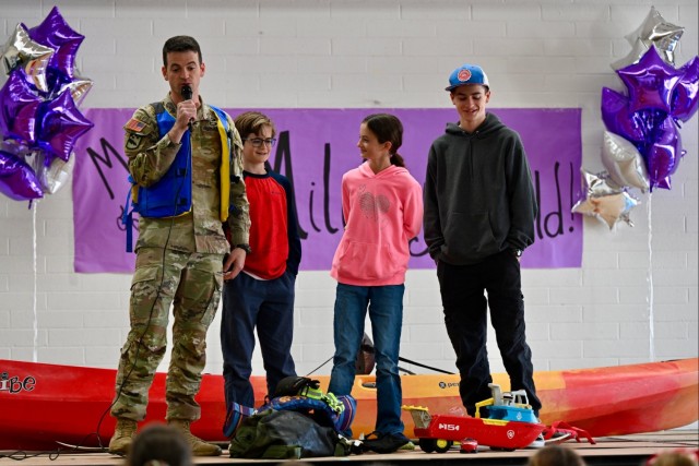 Presidio of Monterey chaplain speaks at Month of the Military Child school assembly