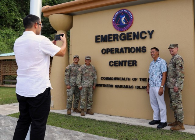 Raines visits Saipan, focuses on troop support, readiness