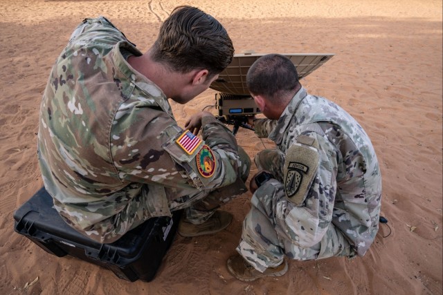 2nd Security Force Assistance Brigade assembles satellite communications equipment