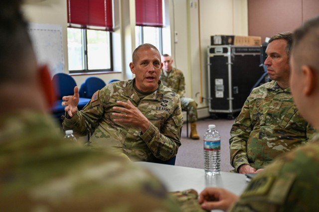 Senior Enlisted Advisor John Raines, SEA to the Chief, National Guard Bureau engages with Army and Air National Guardsmen across Maine, April 30–May 5, 2025, visiting units from Bangor to South Portland to reinforce mission readiness, celebrate...