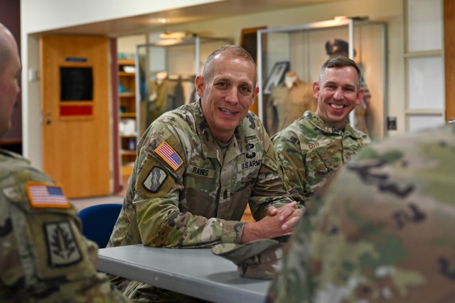 Senior Enlisted Advisor John Raines, SEA to the Chief, National Guard Bureau engages with Army and Air National Guardsmen across Maine, April 30–May 5, 2025, visiting units from Bangor to South Portland to reinforce mission readiness, celebrate...