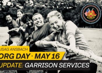 USAG Ansbach employees hold Org Day May 16; reduction in garrison services