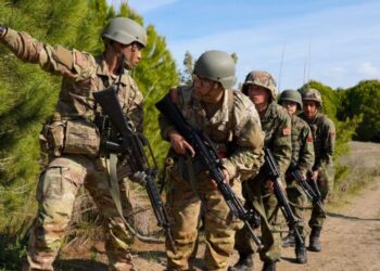 New York Army Guard officer candidates train in Albania