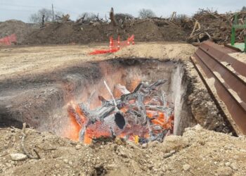 Cavalry Family Housing fires up innovative burn process at Fort Cavazos