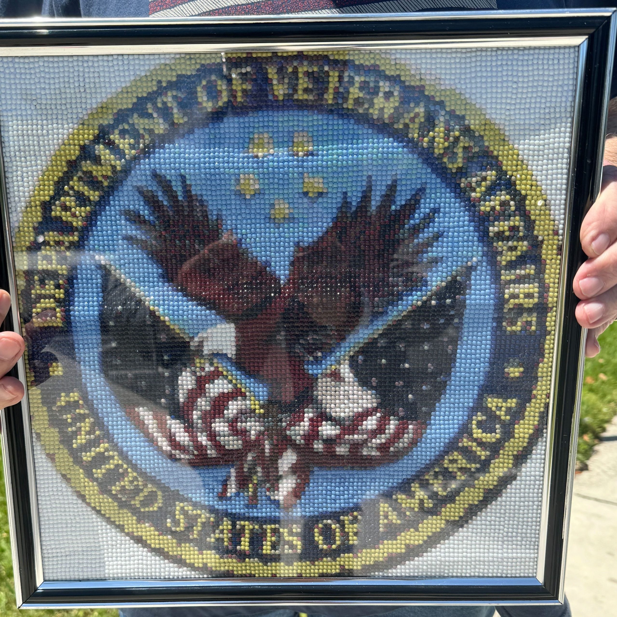 Marine Veteran says, “Thank you” with Art