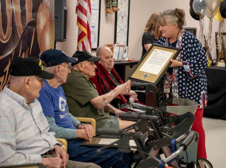VA recognizes four World War II-era Veterans