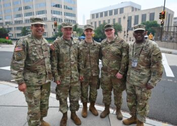 National Guard provides crucial support to the Army’s 250th birthday celebration