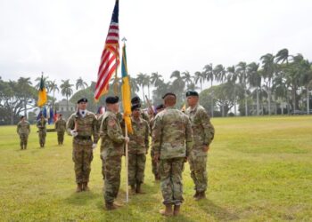 3d Multi-Domain Task Force changes command on historic Palm Circle