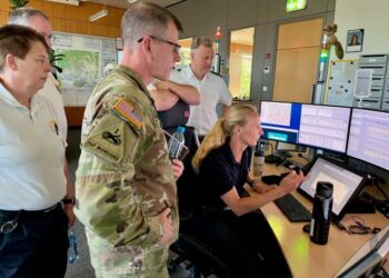 City of Wiesbaden Fire Department showcases bilingual emergency dispatch capabilities, garrison coordination
