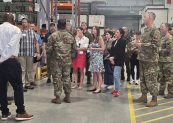 1st AD’s top leader, Congressional staff delegation visit Powidz APS-2 worksite