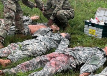 Pennsylvania Guard Soldiers Simulate Chaos in Exercise