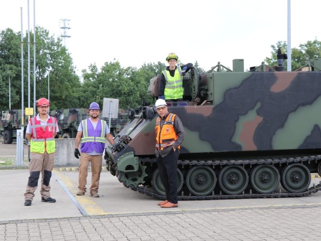 Former 1SG for AMC commanding general now APS-2 maintenance director at Dülmen