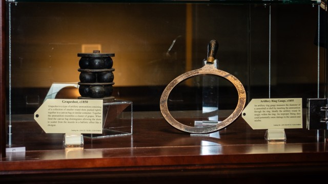 The story of the Army unfolds through historical uniforms and other artifacts