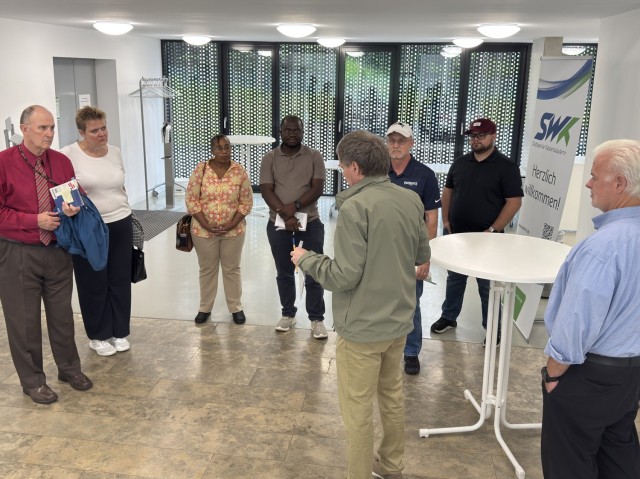 405th AFSB conducts professional development site visit to Haus des Wassers