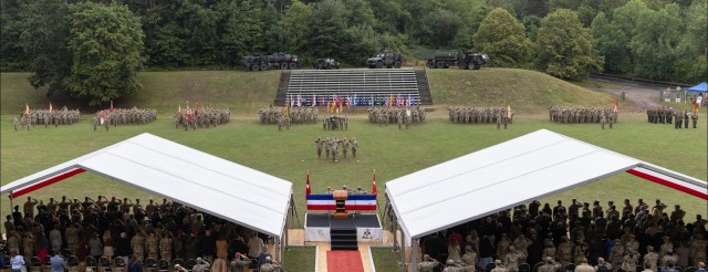 21st Theater Sustainment Command Change of Command Ceremony 2025
