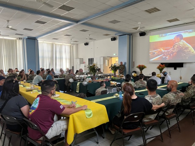 The Vicenza Community comes together to honor the Chaplains’ Corps 250th anniversary at the Caserma Ederle Chapel on 29 July, 2025.