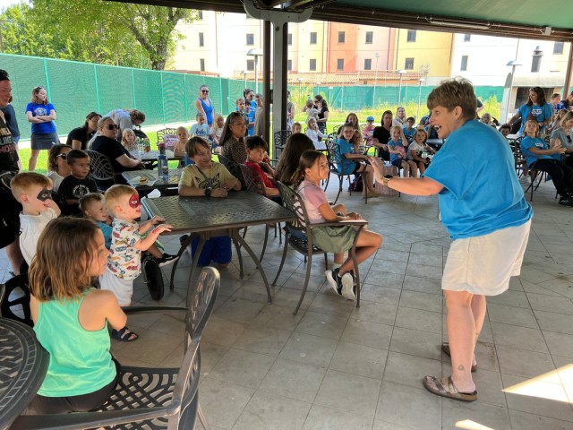 The Vicenza Library celebrated the achievements of 338 summer reading program participants Thursday at Caserma Ederle.