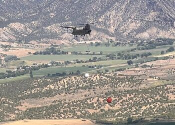 Colorado National Guard Assisting Rio Blanco County with Aerial Wildland Fire Suppression