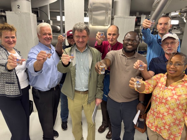 405th AFSB conducts professional development site visit to Haus des Wassers